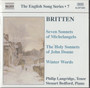 Britten / Langridge / Bedford: The English Song Series 7. CD (Käyt)