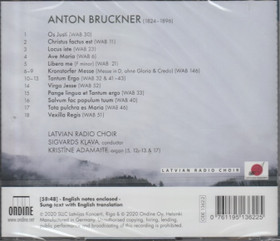 Bruckner / Latvian Radio Choir /Sigvards Kļava: Latin Motets CD (Mint)