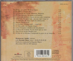 Montserrat Caballé With Bernabé Martí: Zarzuela Arias & Duets CD Käyt