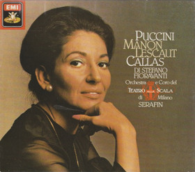 Puccini / Callas / Serafin: Manon Lescaut 2CD Box (Käyt)