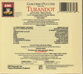 Puccini / Callas / Serafin: Turandot 2CD Box (Käyt)