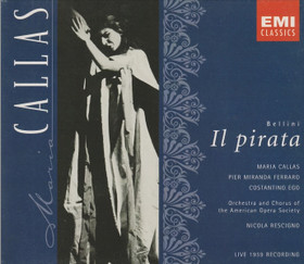 Bellini / Maria Callas / Nicola Rescigno: Il Pirata 2CD Box (Käyt)