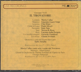 Verdi / Callas / Lauri-Volpi / Elmo / Silveri: Serafin 2CD (Käyt)