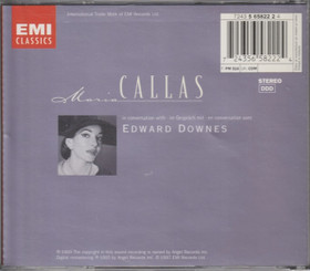 Maria Callas In Conversations With Edward Downes CD (Käyt)