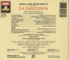 Ponchielli / Callas / Cossotto / Votto: La Gioconda 3CD Box (Käyt)