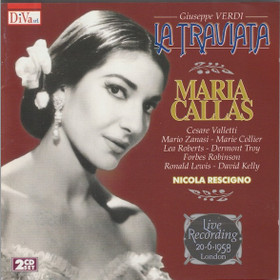 Verdi / Maria Callas / Nicola Rescigno: La Traviata 2CD (Käyt)