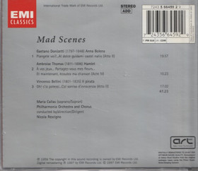 Maria Callas / Nicola Rescigno: Mad Scenes CD (Käyt)