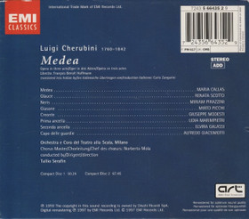 Cherubini / Maria Callas /Scotto /Tullio Serafin: Medea 2CD Box (Käyt)