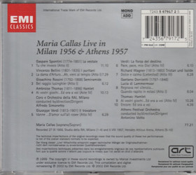 Maria Callas: Live In Milan 1956 & Athens 1957 CD (Käyt)