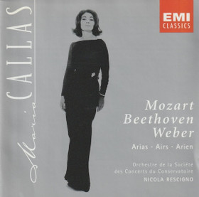 Mozart /  Beethoven / Weber / Maria Callas / Rescigno: Arias CD (Käyt)