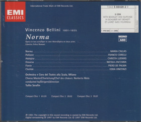 Bellini / Callas / Ludwig / Corelli / Serafin: Norma 3CD Box (Käyt)
