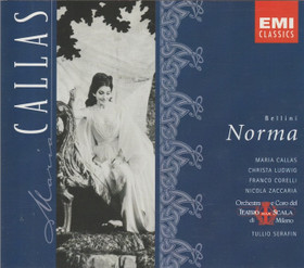Bellini / Callas / Ludwig / Corelli / Serafin: Norma 3CD Box (Käyt)