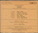 Bellini / Callas / Simionato / Baum / Moscona /Picco: Norma 2CD (Käyt)