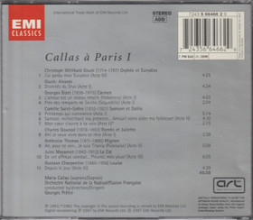 Maria Callas: Callas à Paris I. CD (Käyt)