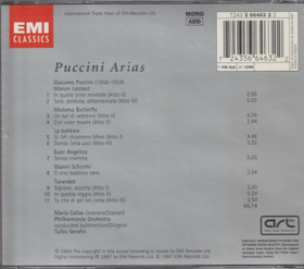 Maria Callas / Serafin: Puccini Arias CD (Käyt)