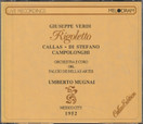 Verdi / Callas / di Stefano / Campolonghi / Mugnai: Rigoletto 2CD Käyt