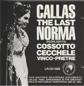 Bellini / Callas / Cossotto / Prêtre: Norma (Highlights) CD (Käyt)
