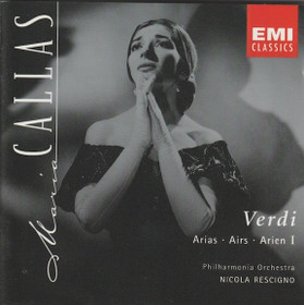 Verdi / Maria Callas / Nicola Rescigno: Verdi Arias I. CD (Käyt)