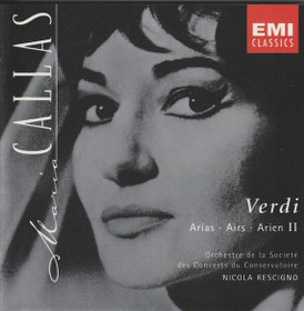 Verdi / Maria Callas / Nicola Rescigno: Verdi Arias II. CD (Käyt)