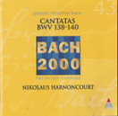 Bach / Nikolaus Harnoncourt: Cantatas BWV 138-140 CD (Käyt)