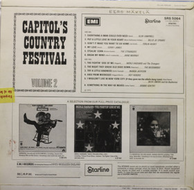 V/A: Capitol's Country Festival Vol. II. LP (Käyt)