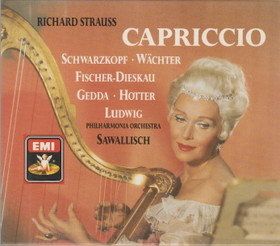 R. Strauss / Schwarzkopf / Wächter /Sawallisch: Capriccio 2CD Box Käyt
