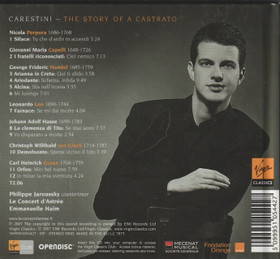 Jaroussky / Haïm: Carestini - The Story Of A Castrato CD+book (Käyt)
