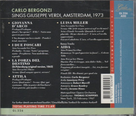 Carlo Bergonzi Sings Giuseppe Verdi CD (Käyt)