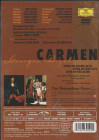 Bizet / Agnes Baltsa / Carreras / Mitchell / Levine: Carmen DVD (Käyt)
