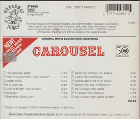 Rodgers & Hammerstein: Carousel CD (Käyt)