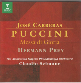 Puccini / José Carreras / Prey / Scimone: Messa Di Gloria CD (Käyt)