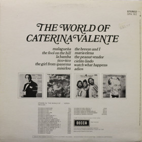 Caterina Valente: Caterina Valente LP (Käyt)