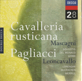 Mascagni / Leoncavallo: Cavalleria Rusticana / Pagliacci 2CD (Käyt)