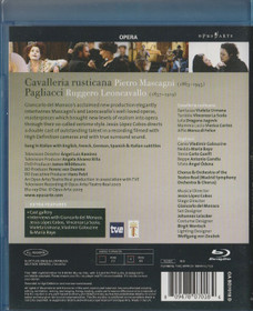 Mascagni / Leoncavallo: Cavalleria Rusticana - Pagliacci. Blu-ray Käyt