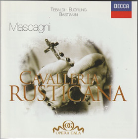 Mascagni /Tebaldi /Björling  /Bastianini: Cavalleria Rusticana CD Käyt