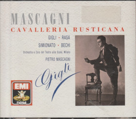 Mascagni / Gigli / Rasa / Simionato: Cavalleria Rusticana 2CD (Käyt)