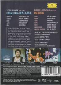 Mascagni / Leoncavallo: Cavalleria Rusticana / Pagliacci DVD (Käyt)