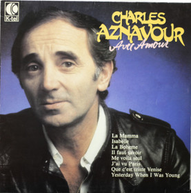 Charles Aznavour: Avec Amour LP (Käyt)