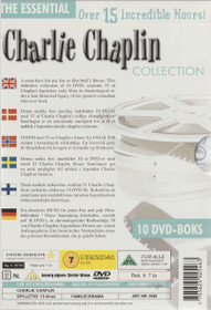 Charlie Chaplin Collection 10xDVD Box (Mint, 1 DVD-kotelo on avattu)