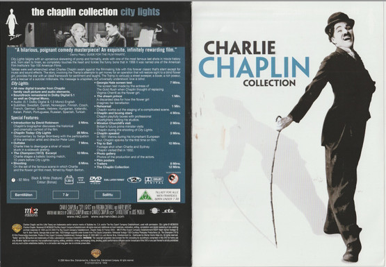 Charlie Chaplin Collection 6 x DVD (Käyt. metallikotelo)
