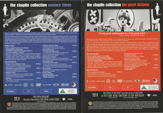 Charlie Chaplin Collection 6 x DVD (Käyt. metallikotelo)