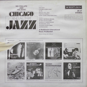 Sid Phillips And His Band: Chicago And All That Jazz LP (Käyt)