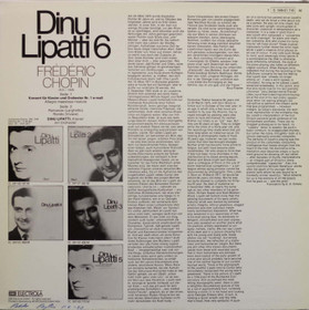 Chopin / Dinu Lipatti: Klavierkonzert Nr. 1 e-moll (Käyt)