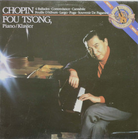 Chopin / Fou Ts'ong: 4 Ballades / Contredance / Cantabile LP (Käyt)