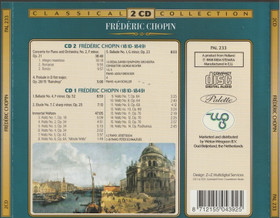Frédéric Chopin: Piano Concerto No. 2, Minute Waltz, Ballades 2CD Käyt