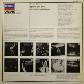 Chopin: Favourite Piano Pieces LP (Mint)