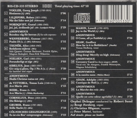 Orphei Drängar / Robert Sund: Christmas Music CD (Käyt)