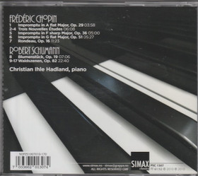 Christian Ihle Hadland: Schumann / Chopin CD (Käyt)
