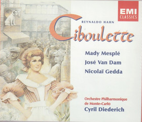 Reynaldo Hahn/ Mady Mesplé / Cyril Diederich: Ciboulette 2CD (Käyt)