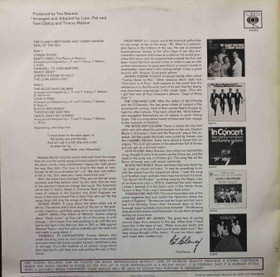 Clancy Brothers and Tommy Makem: Sing Of The Sea LP (Käyt)